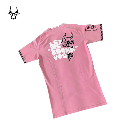 Let Me Choke You Rashguard 'Pink'