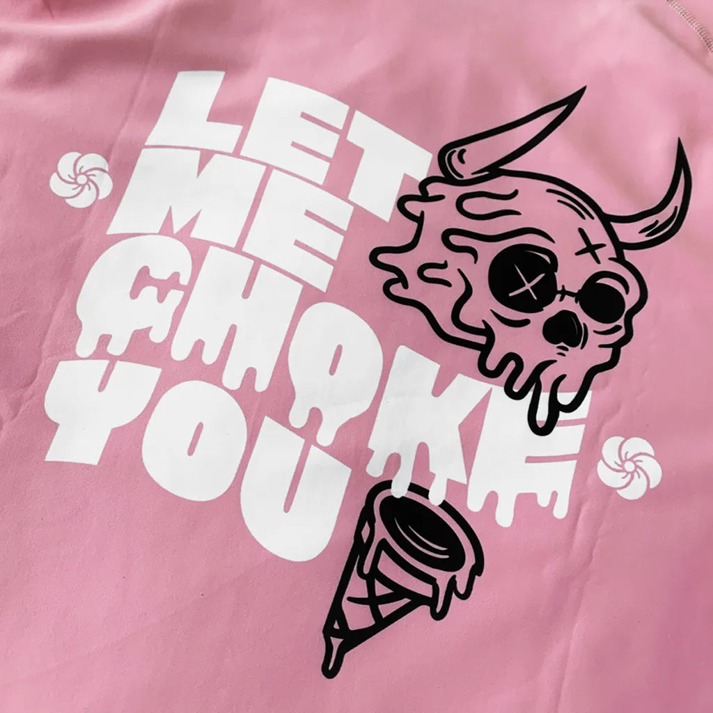 Let Me Choke You Rashguard 'Pink'